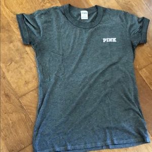 Grey PINK workout shirt